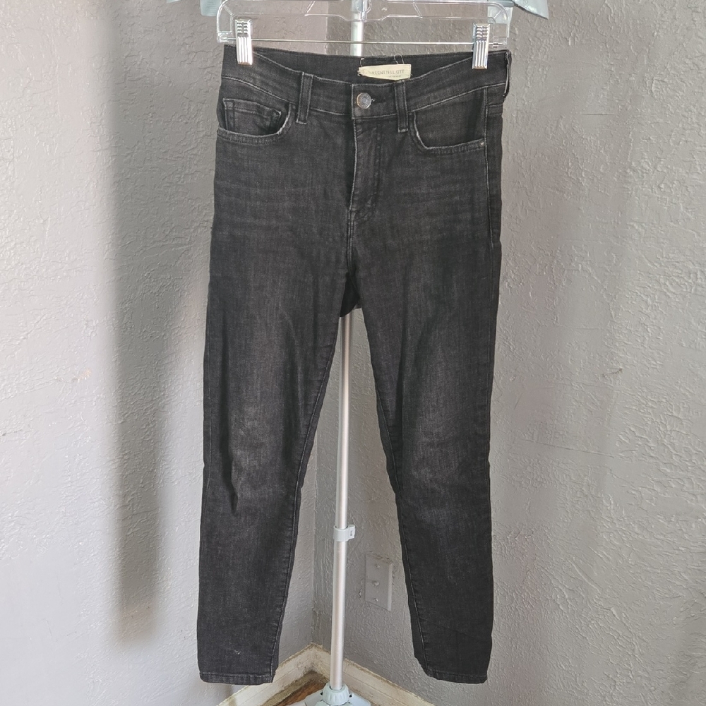 Current/Elliott Cardiff Charcoal Ankle Jeans
